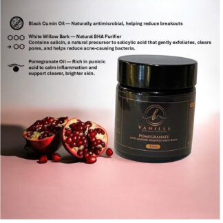 Pomegranate Anti-ageing Whipped Face Balm (Palm oil free) 30 ml